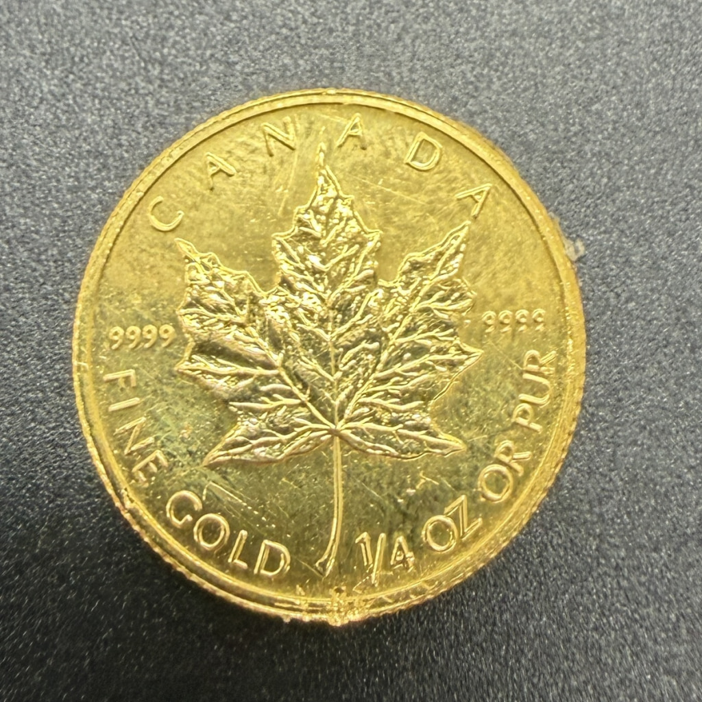 メイプルリーフ金貨1/4oz