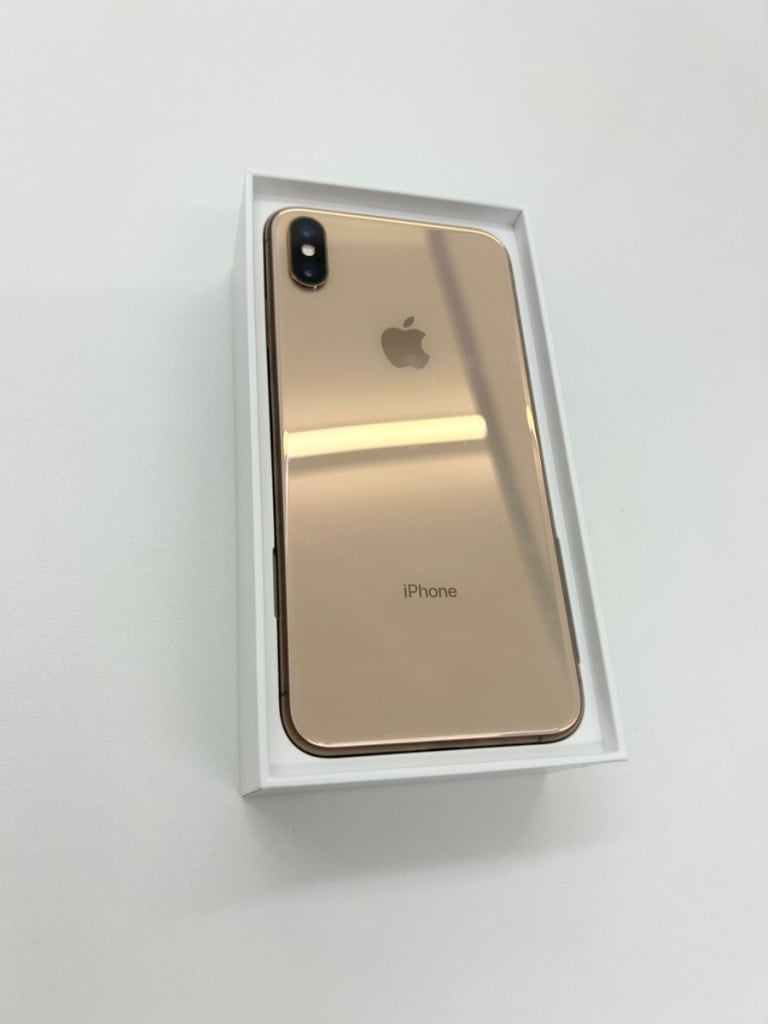 docomo/SIMロック解除済み iPhone XS Max 256GB ゴールド MT6W2J/A