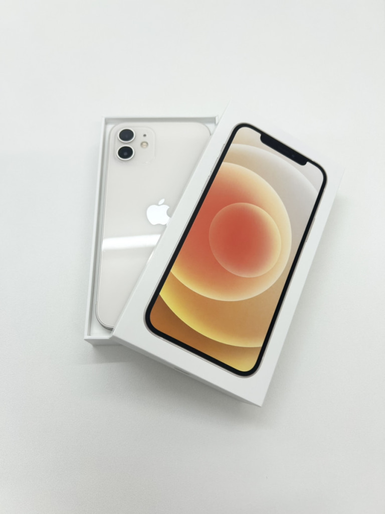 SIMロック解除(Softbank) iPhone12 64GB ホワイト MGHP3J/A