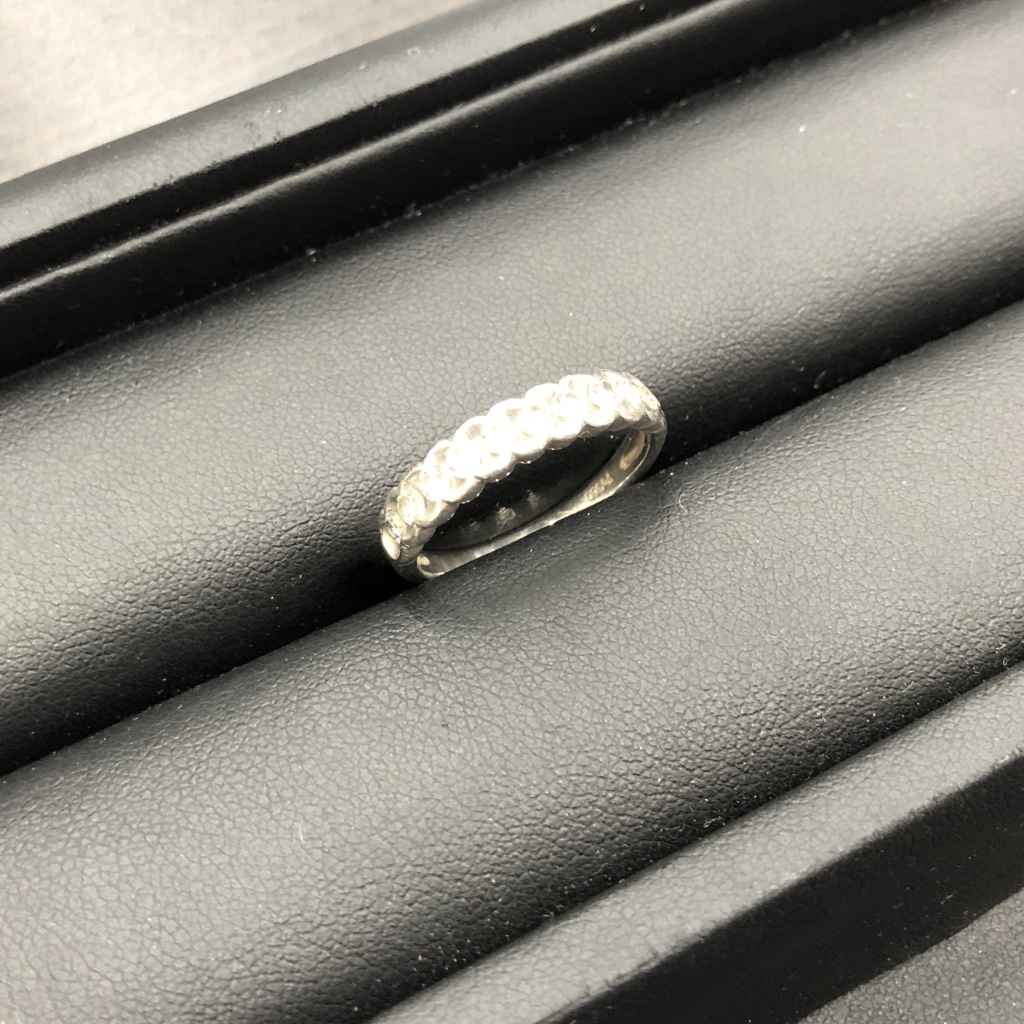 Pt850 ダイヤリング 4.3g ct未刻印