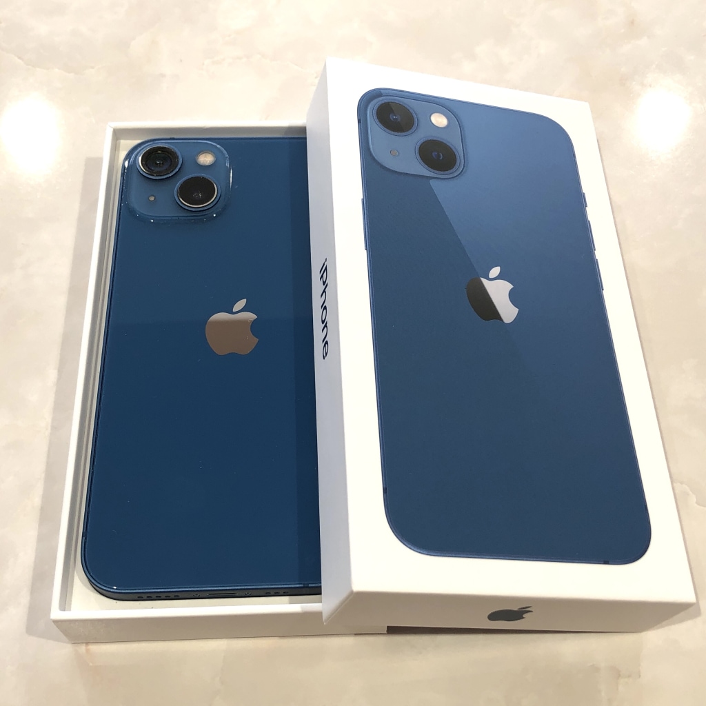 SIMロック解除(Softbank) iPhone13 128GB ブルー MLNG3J/A