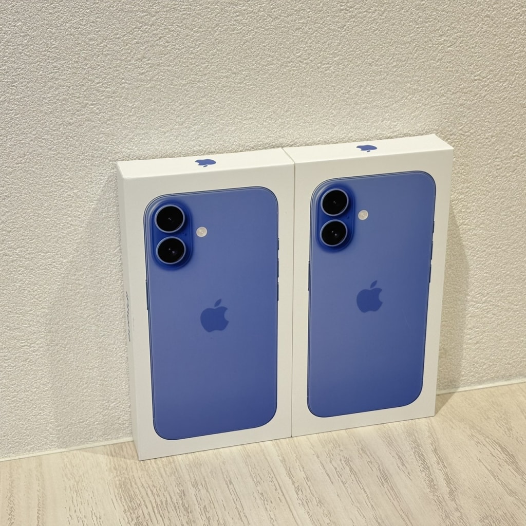 SIMロック解除(softbank) iPhone16 128GB ウルトラマリン MYDU3J/A