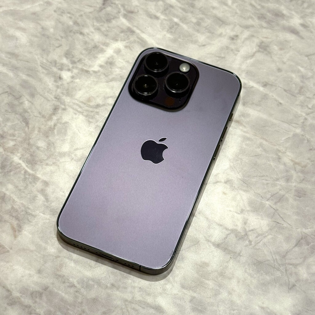 SIMロック解除(Softbank) iPhone14Pro 256GB ディープパープル MQ1E3J/A