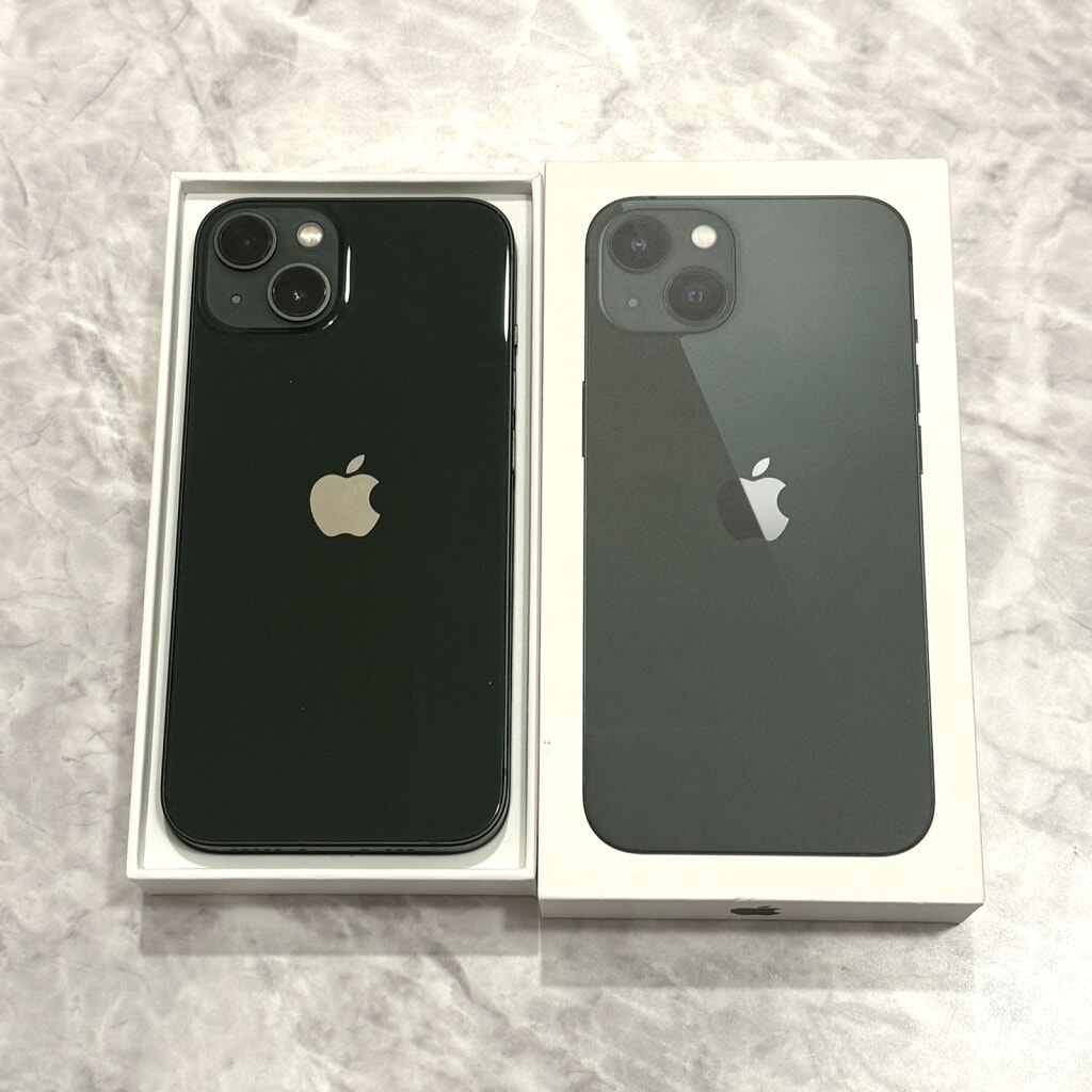 SIMロック解除(Softbank) iPhone13 256GB グリーン MNGH3J/A