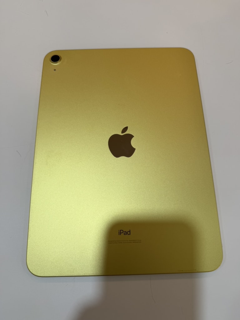iPad（第10世代）Wi-Fi 256GB イエロー MPQA3J/A