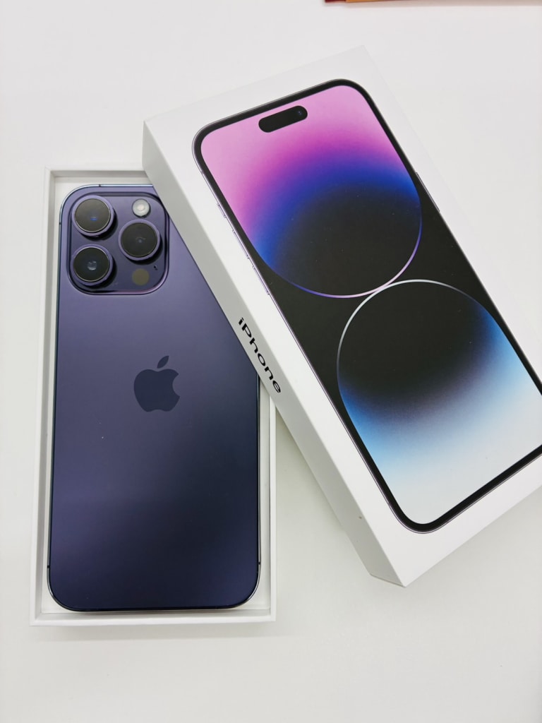 国内版SIMフリー iPhone14ProMax 256GB ディープパープル MQ9E3J/A