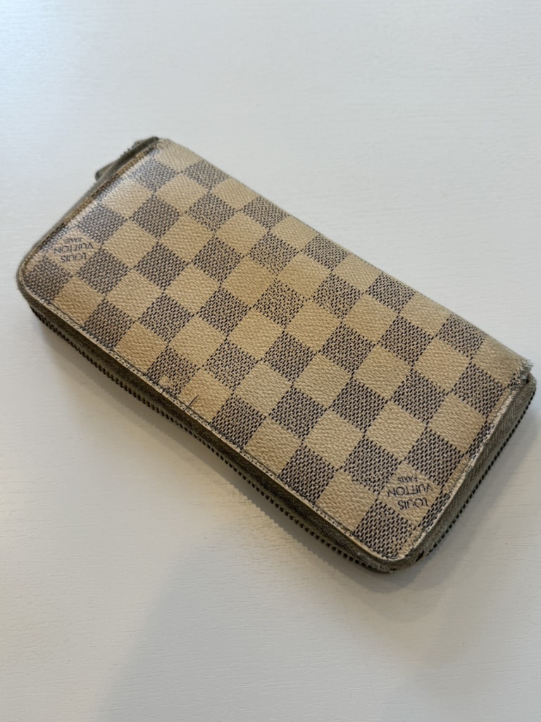 ルイヴィトン ダミエ アズール ジッピーウォレット N60019