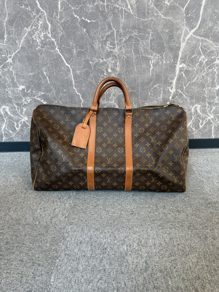 LOUIS VUITTON ルイヴィトン モノグラム キーポル55 バンドリエール M41414