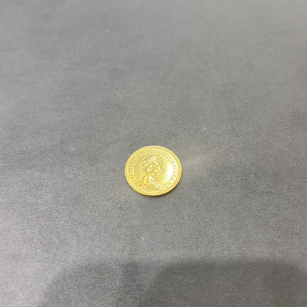 ハーフソブリン金貨 K22 地金