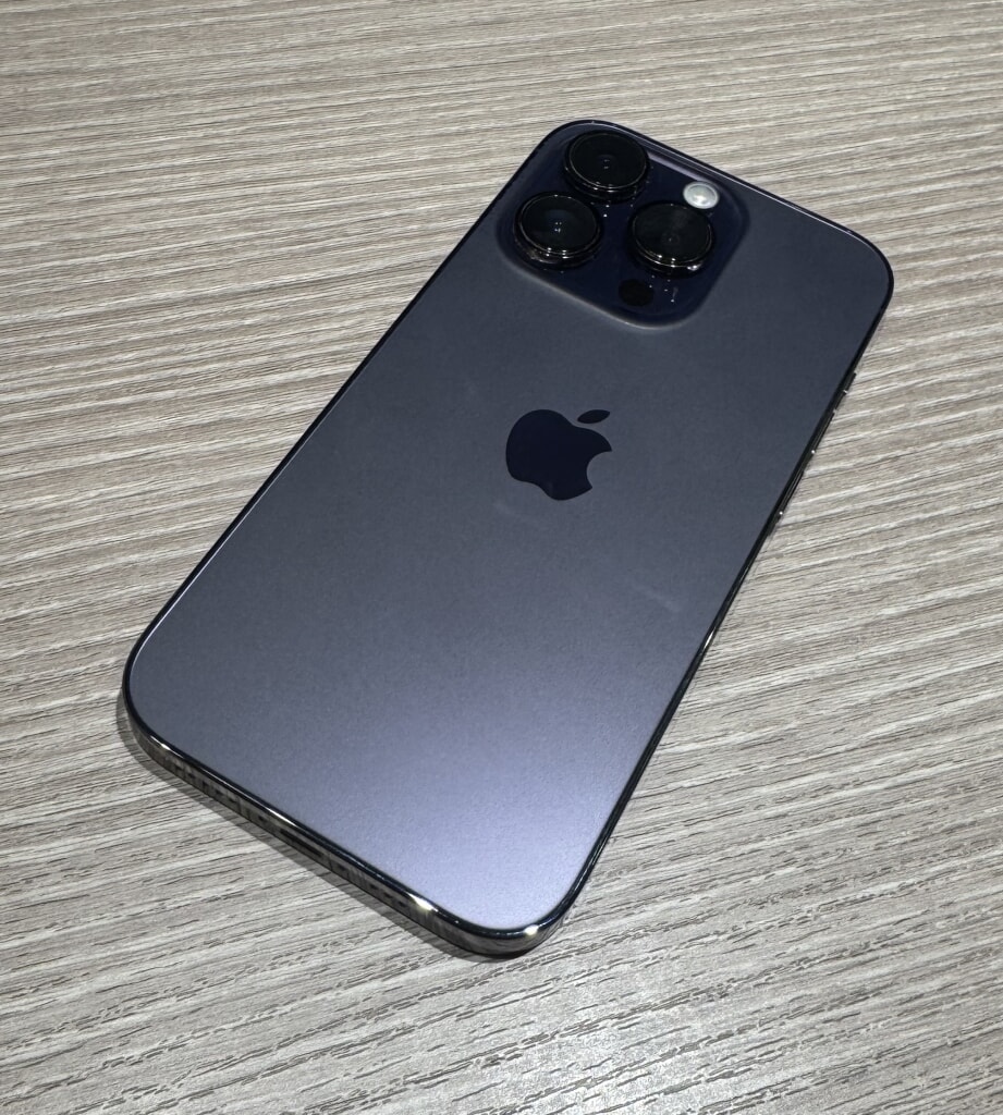 SIMロック解除(softbank) iPhone14Pro 128GB ディープパープル MQ0F3J/A