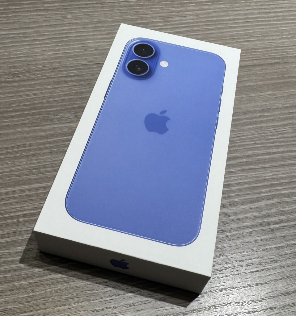 SIMロック解除(au) iPhone16 128GB ウルトラマリン MYDU3J/A