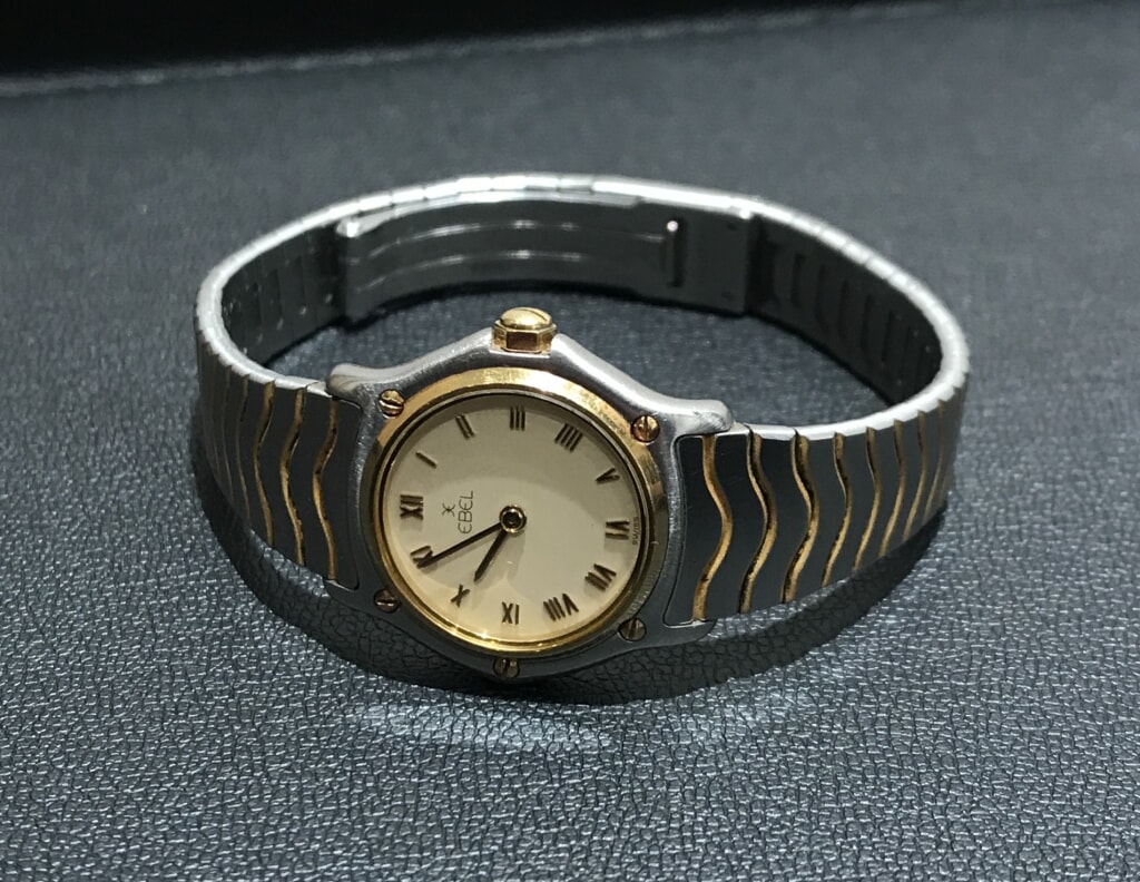 EBEL/エベル クラシックウェーブ 18Kゴールドベゼル クオーツ時計 1057901