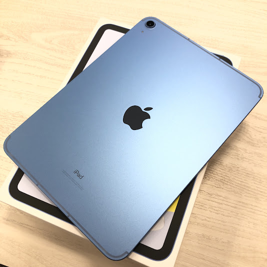 SIMロック解除(au) iPad 第10世代 Cellular 64GB ブルー MQ6K3J/A