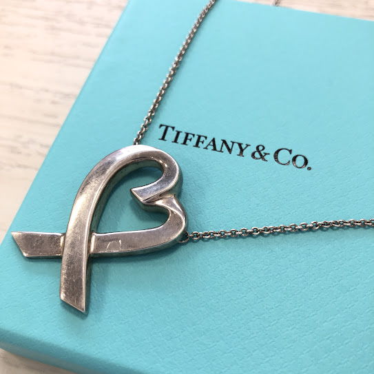 特売イベント ティファニー TIFFANY ラビングハート ネックレス K18 YG 
