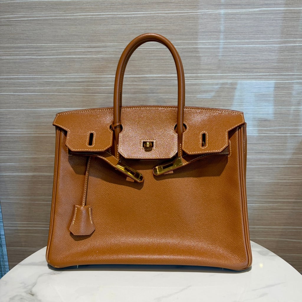 エルメス バーキン30 エプソン ゴールド □D刻印