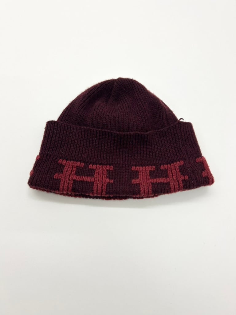 エルメス ニット帽 Hロゴ
