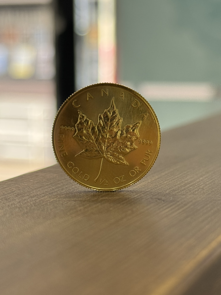 メイプルリーフ金貨1/2OZ