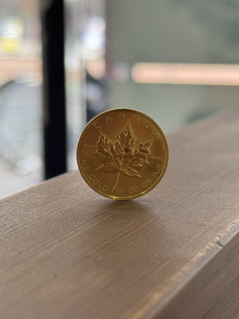 メイプルリーフ金貨1/2OZ