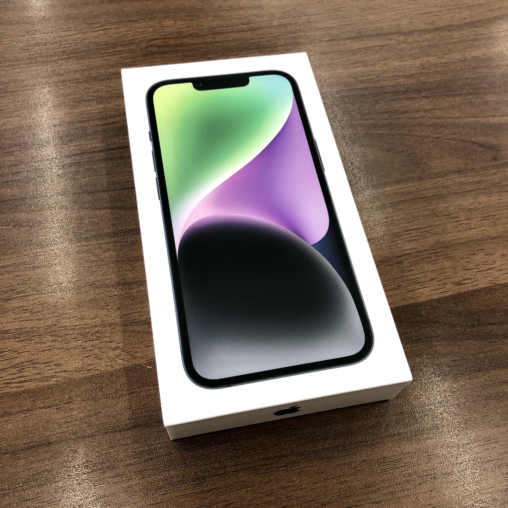 docomo/SIMロック解除 iPhone 14 128GB ミッドナイト MPUD3J/A