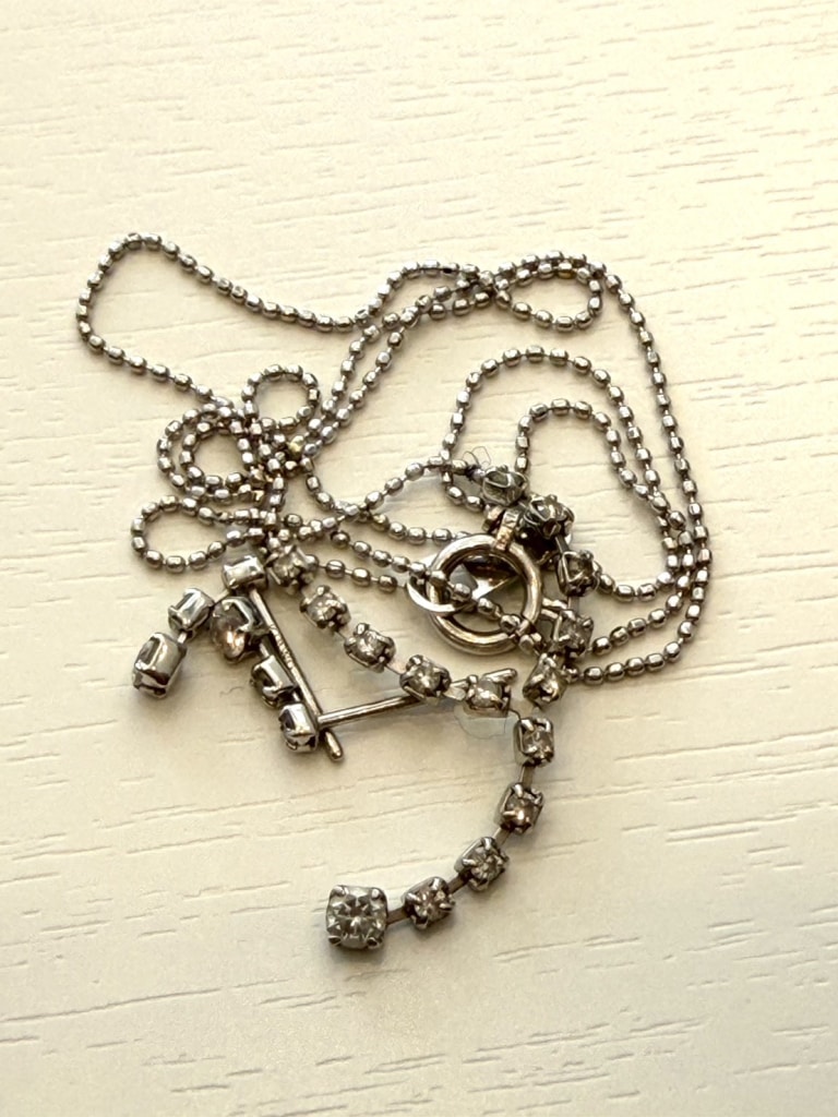 (地金) K18 WG ネックレス・ピアス
