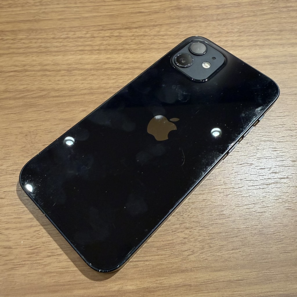 SIMロック解除（SoftBank）iPhone12 256GB ブラック MGJ03J/A