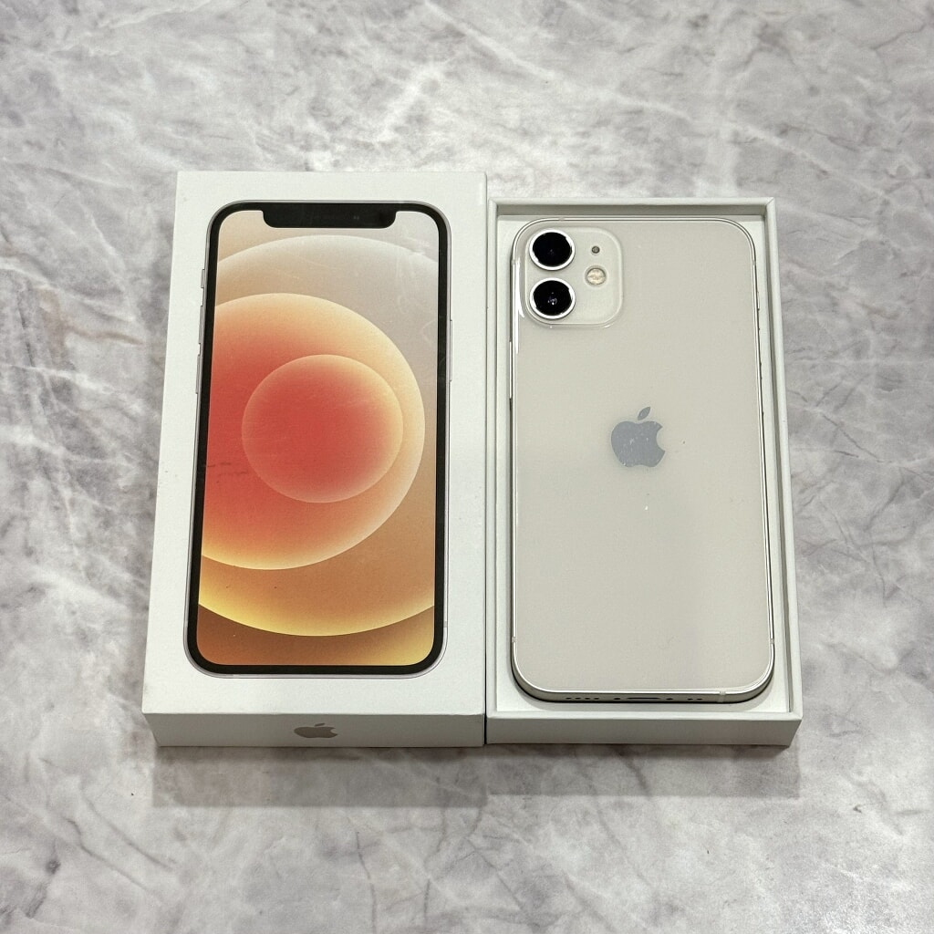 SIMロック解除(楽天モバイル)iPhone12mini 128GB ホワイト MGDM3J/A