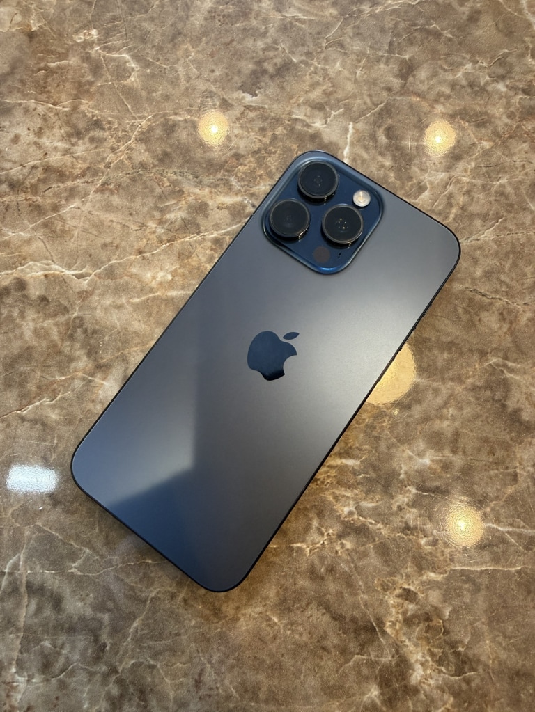 上野店｜端末買取｜Apple iPhone15 ProMax 256GB ブルーチタニウム 