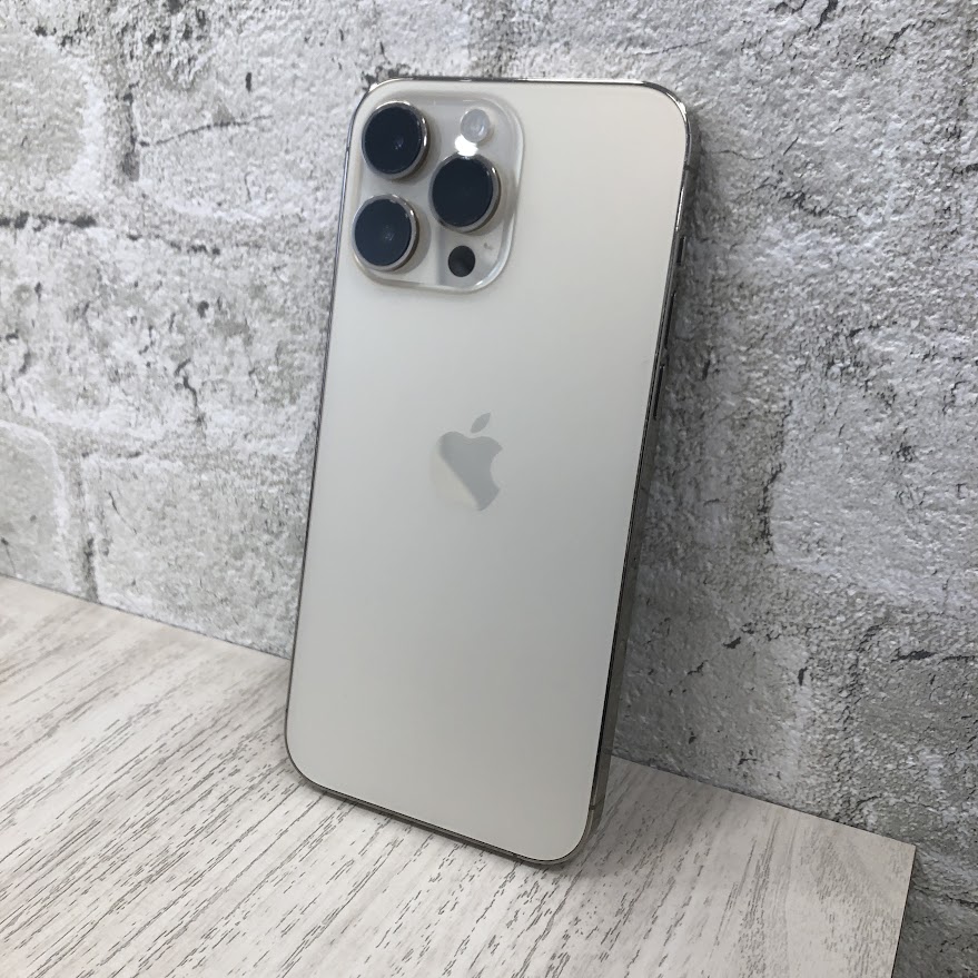 SIMロック解除(au)  iPhone14ProMax 1TB ゴールド MQ9M3J/A