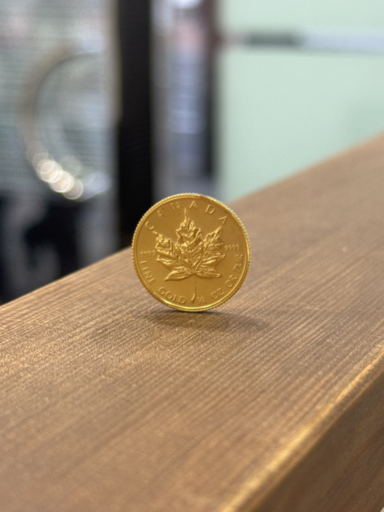 メイプルリーフ金貨1/4OZ