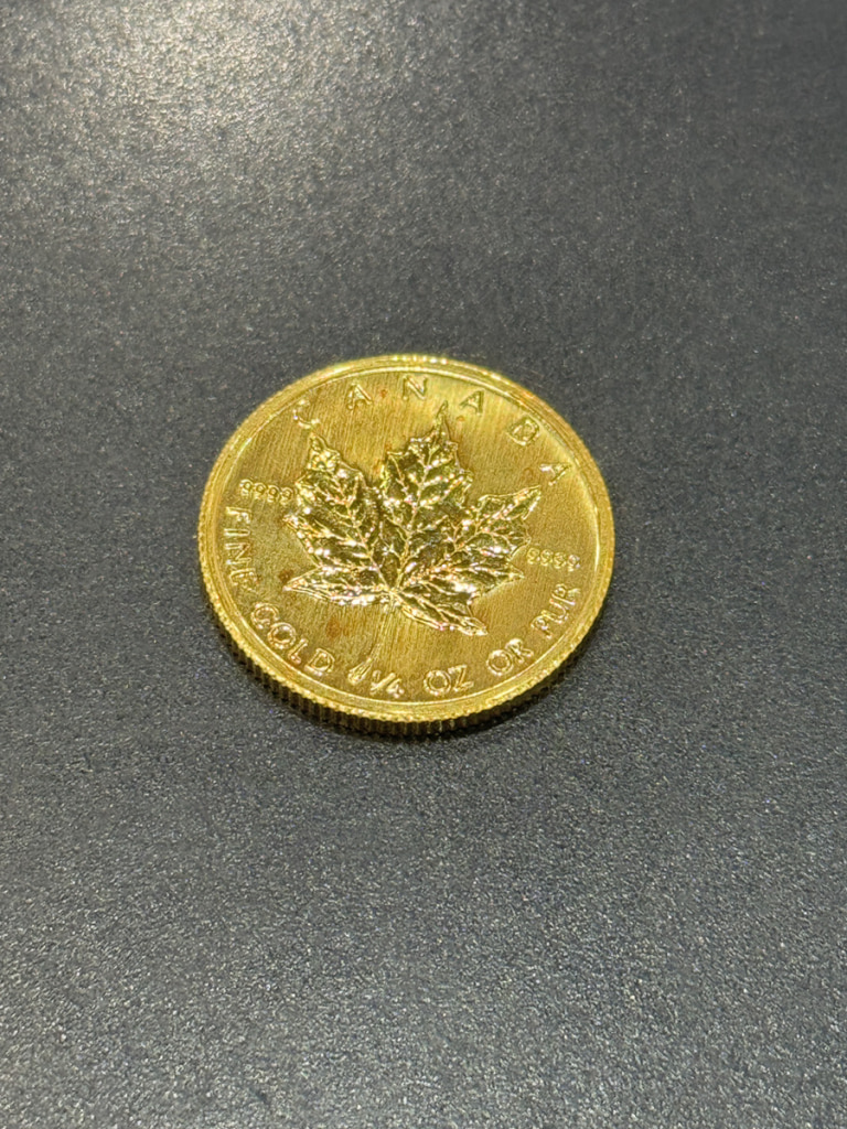 メイプルリーフ金貨1/4OZ