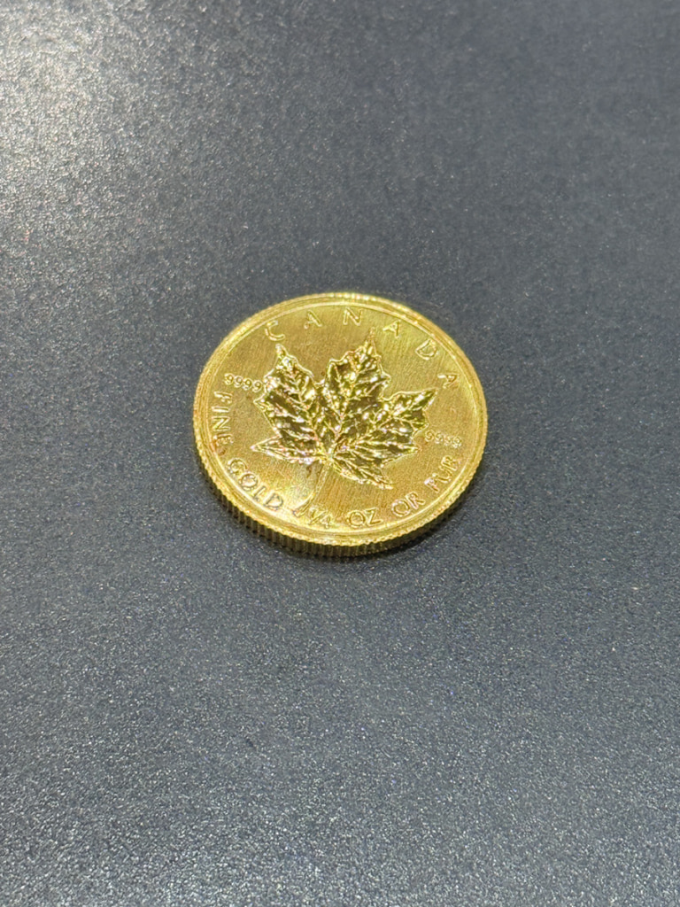 メイプルリーフ金貨1/4OZ