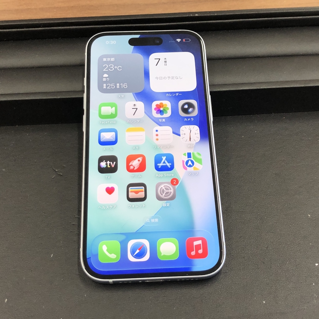 SIMロック解除(docomo) iPhone15 128GB ブルー MTML3J/A