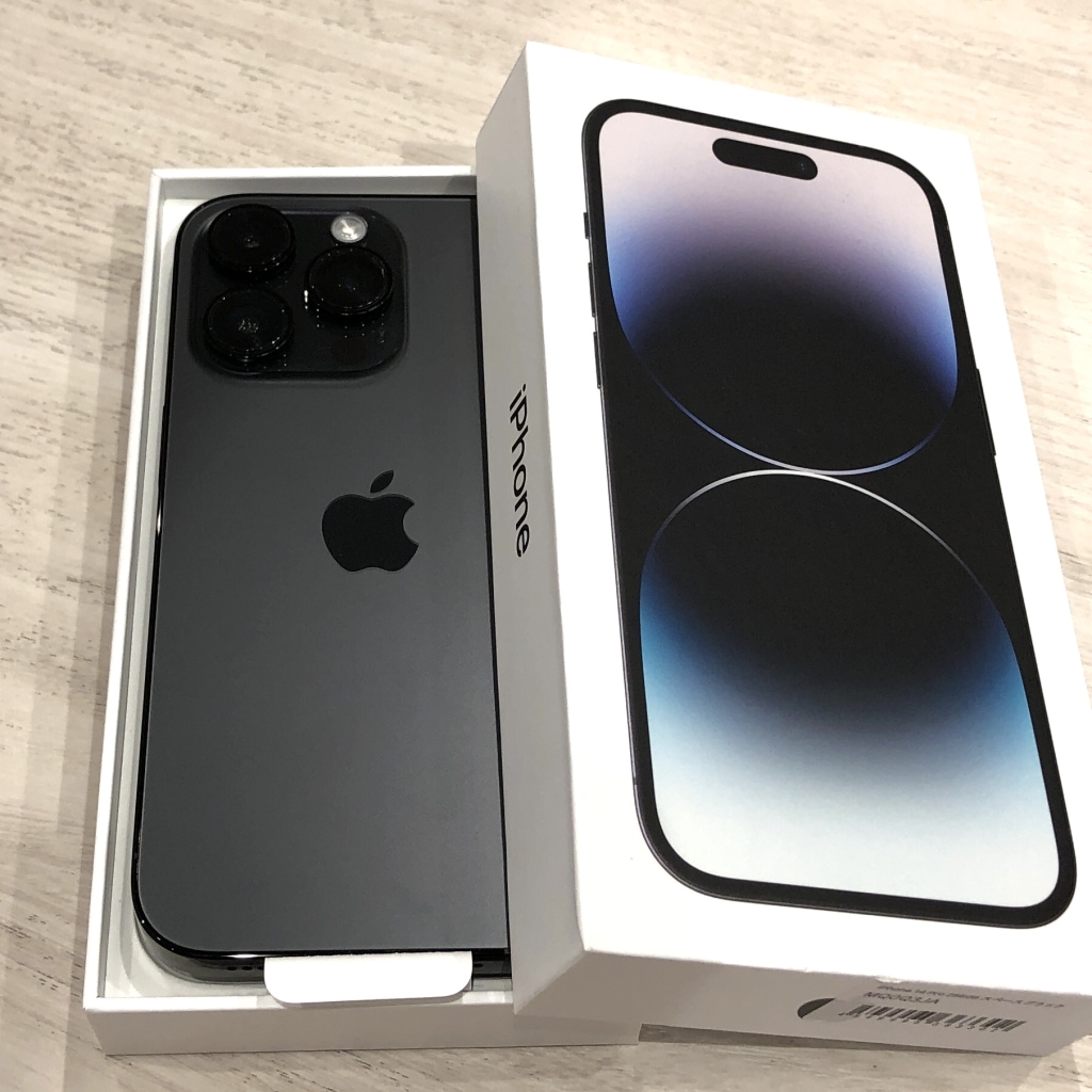 SIMロック解除(docomo) iPhone14 Pro 256GB スペースブラック MQ0Q3J/A