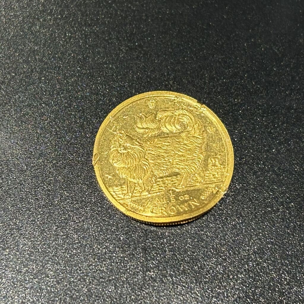 K24/999.9 マン島キャットコイン 金貨  1/5oz
