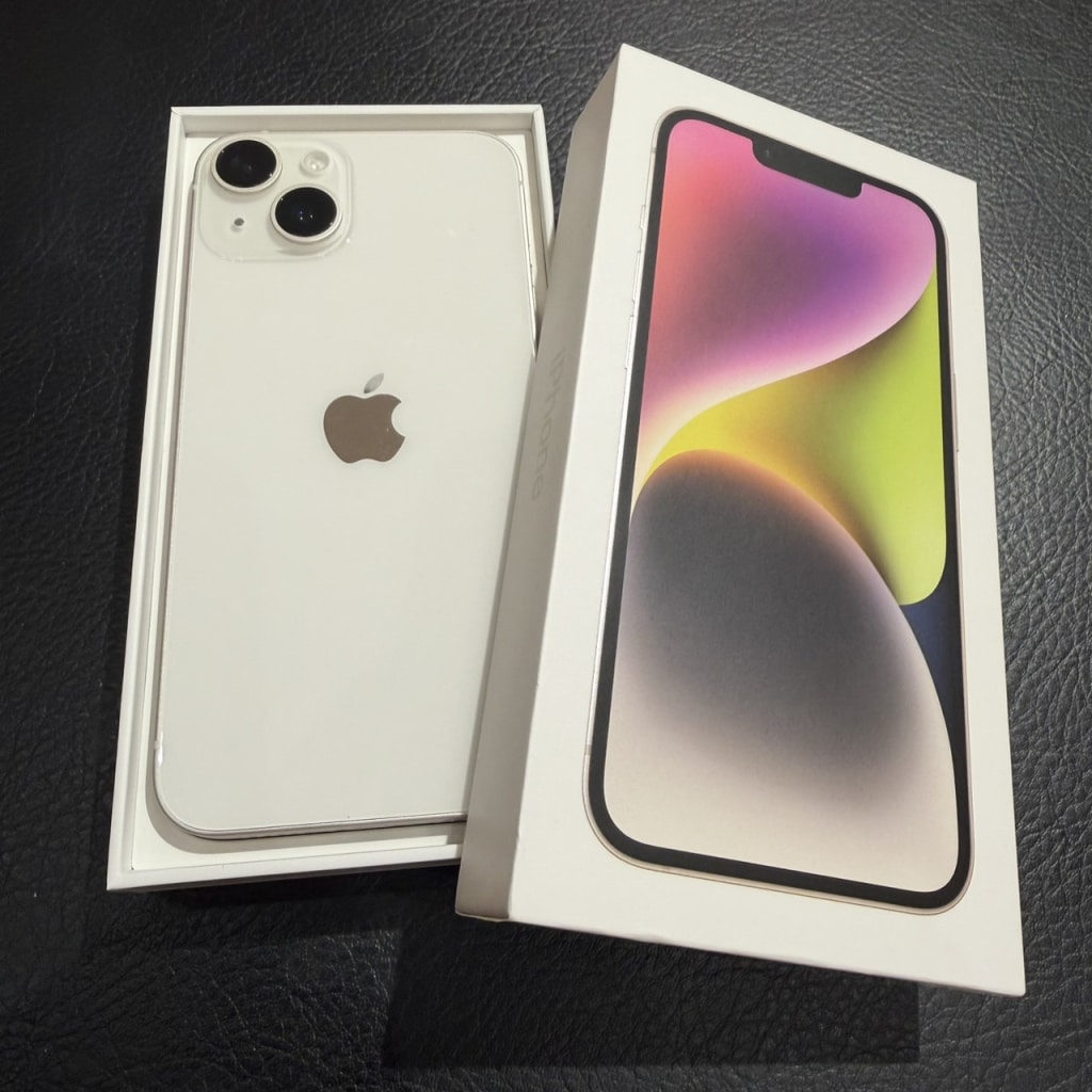SIMロック解除(docomo) iPhone14 128GB スターライト MPUQ3J/A