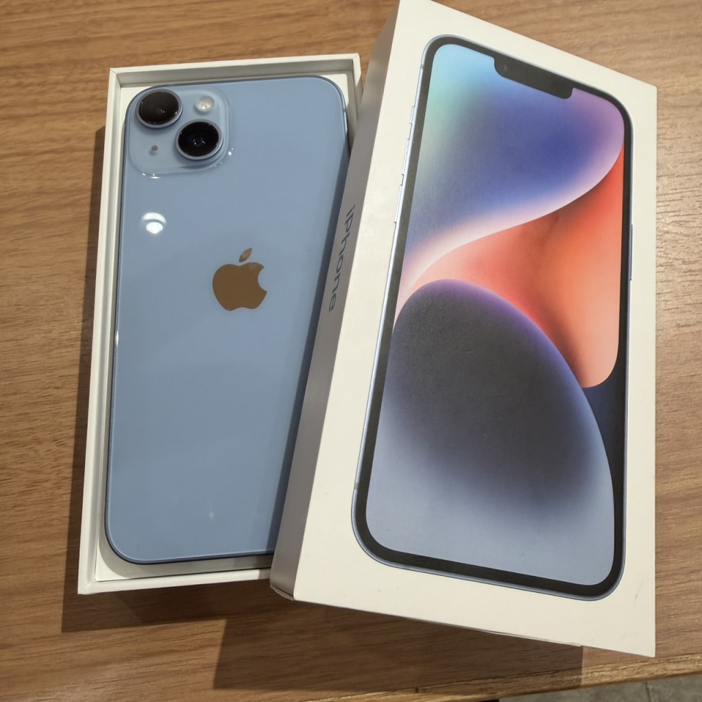 SIMロック解除(au) iPhone14 256GB ブルー MPWN3J/A