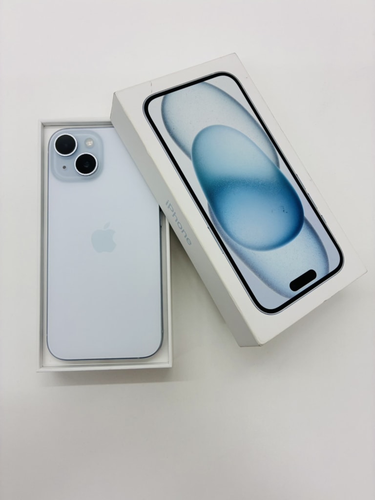 SIMロック解除(楽天モバイル) iPhone15 128GB ブルー MTML3J/A