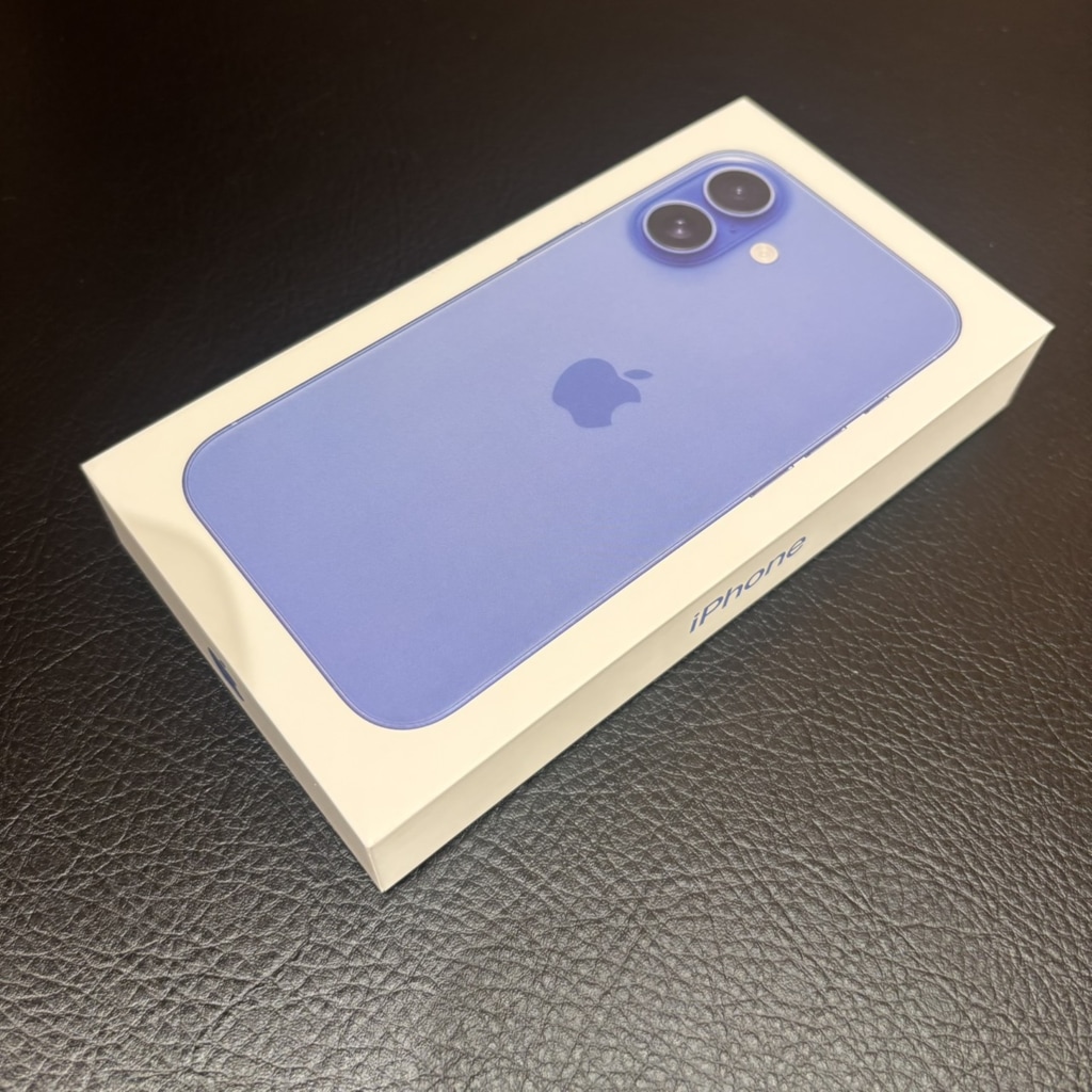 SIMロック解除(softbank) iPhone16 128GB ウルトラマリン MYDU3J/A