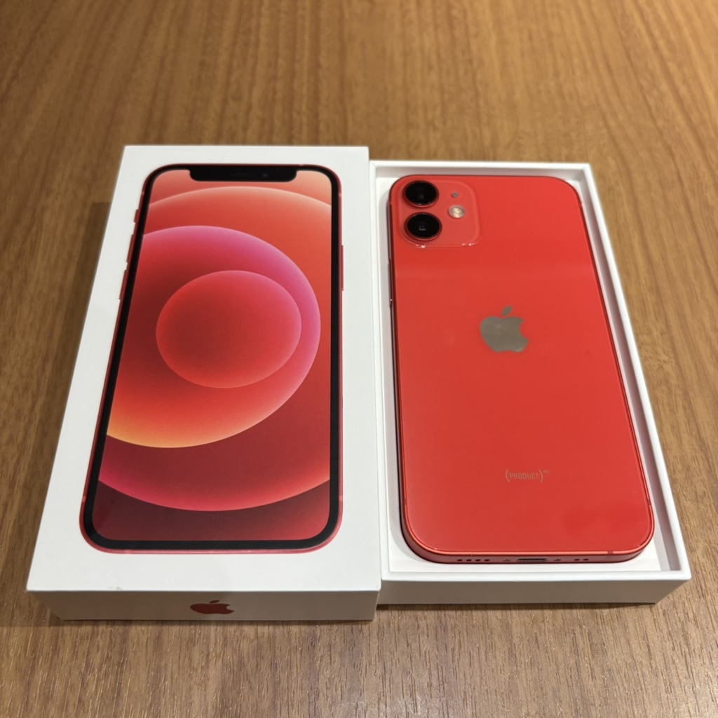 SIMロック解除(Softbank) iPhone12mini 64GB レッド MGAE3J/A