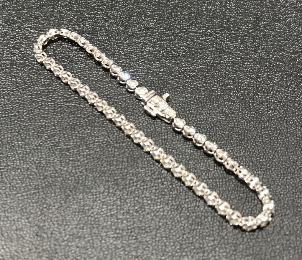 Pt900 テニス ブレスレット