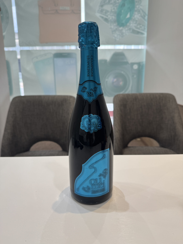果実酒 ソウメイ レオポルディーヌ ブリュット ナチュール ブルー 750ml/12.5度/瓶