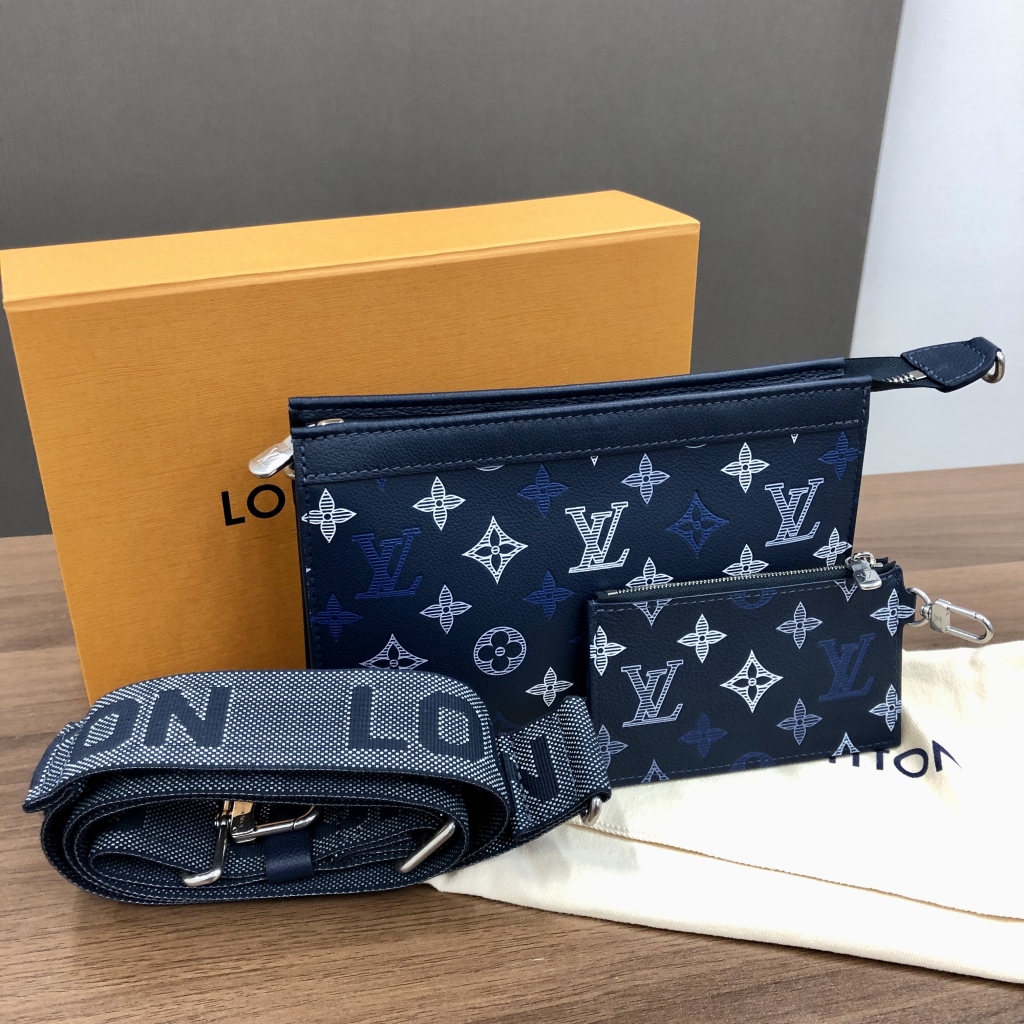 ルイヴィトン モノグラムシャドウ ガストン ウェアラブル ウォレット M28818
