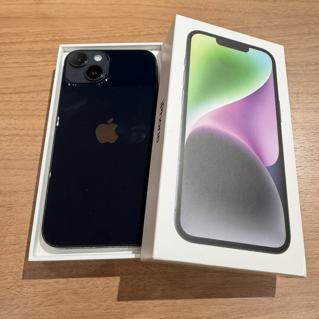 国内版SIMフリー iPhone14 128GB ミッドナイト MPUD3J/A