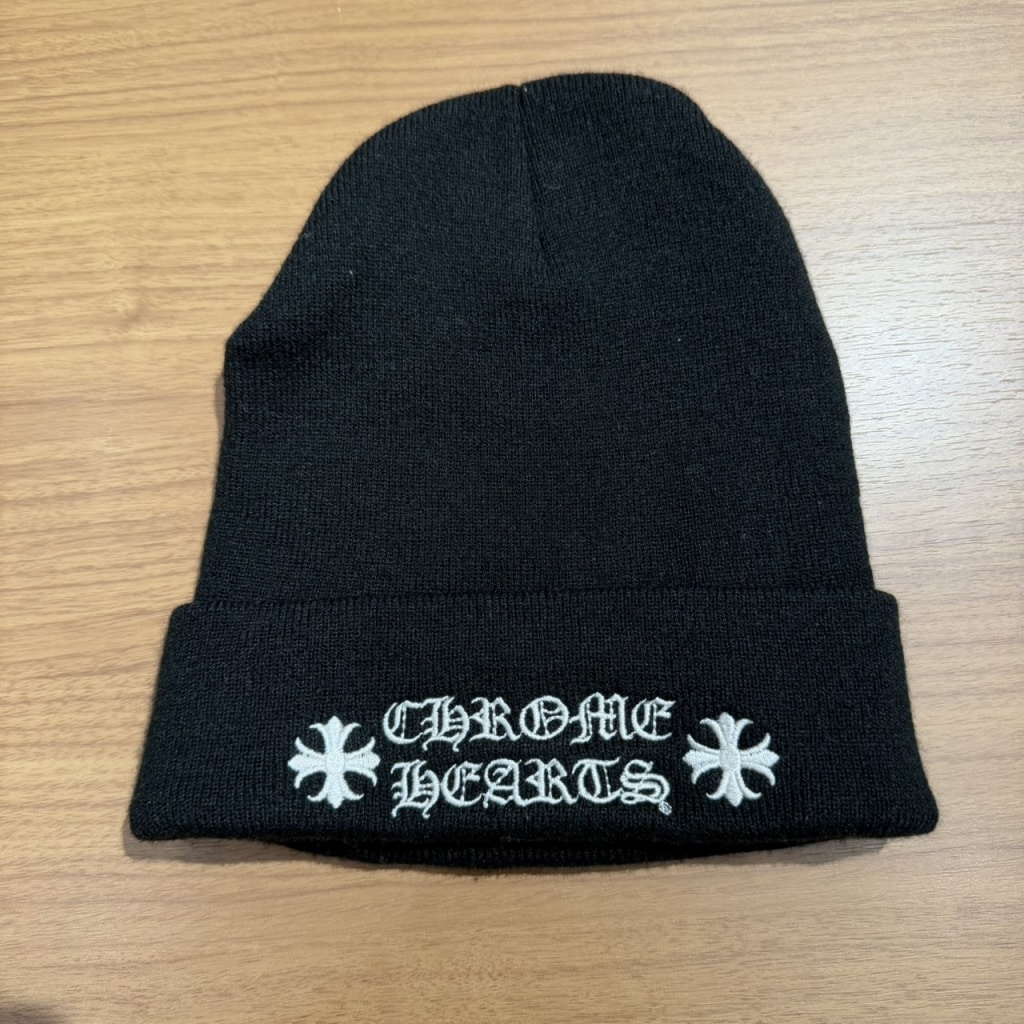 クロムハーツ CHロゴ刺繍 ニット帽