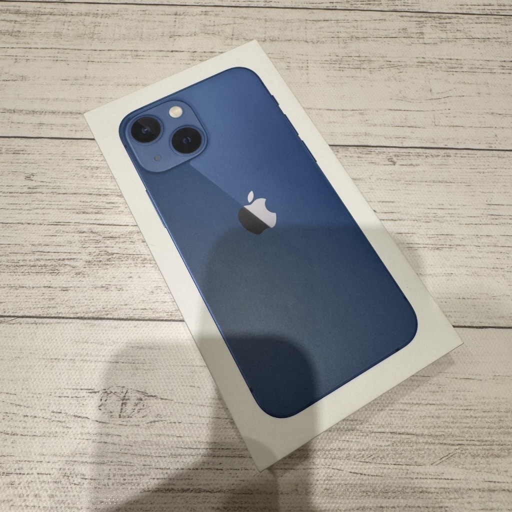 SIMロック解除(softbank)iPhone13mini 128GB ブルー MLJH3J/A