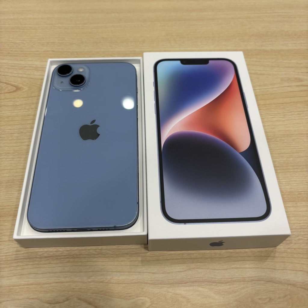 SIMロック解除(docomo) iPhone14Plus 128GB ブルー MQ4H3J/A