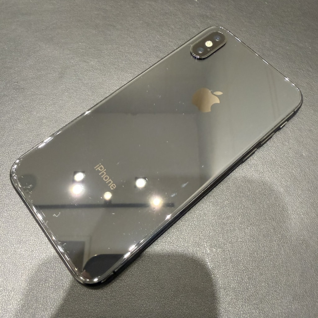 SIMロック解除(Softbank)iPhoneX 256GB スペースグレイ MQC12J/A