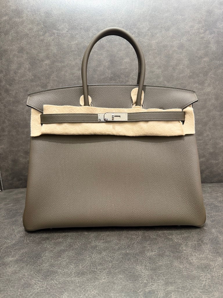 エルメス バーキン35 トゴ ヴェールロデン G刻印