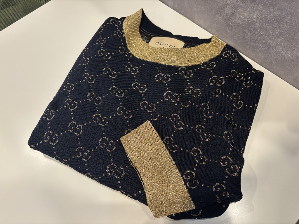 グッチ 半袖ニット GG 18AW 526759