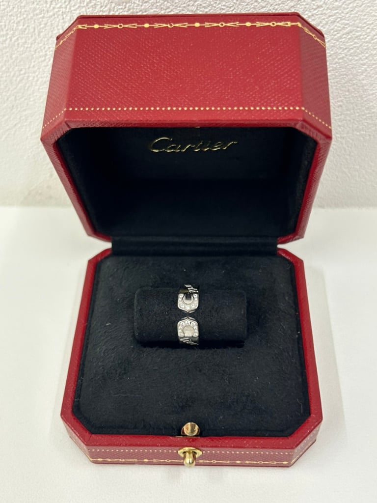 カルティエ C2 ダイヤ リング 750(WG) クリスマス限定